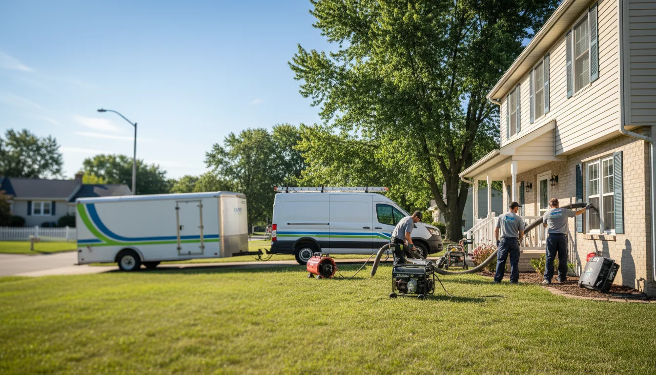Flooded Basement Restoration And Cleanup With Repair in Martell, NE near me